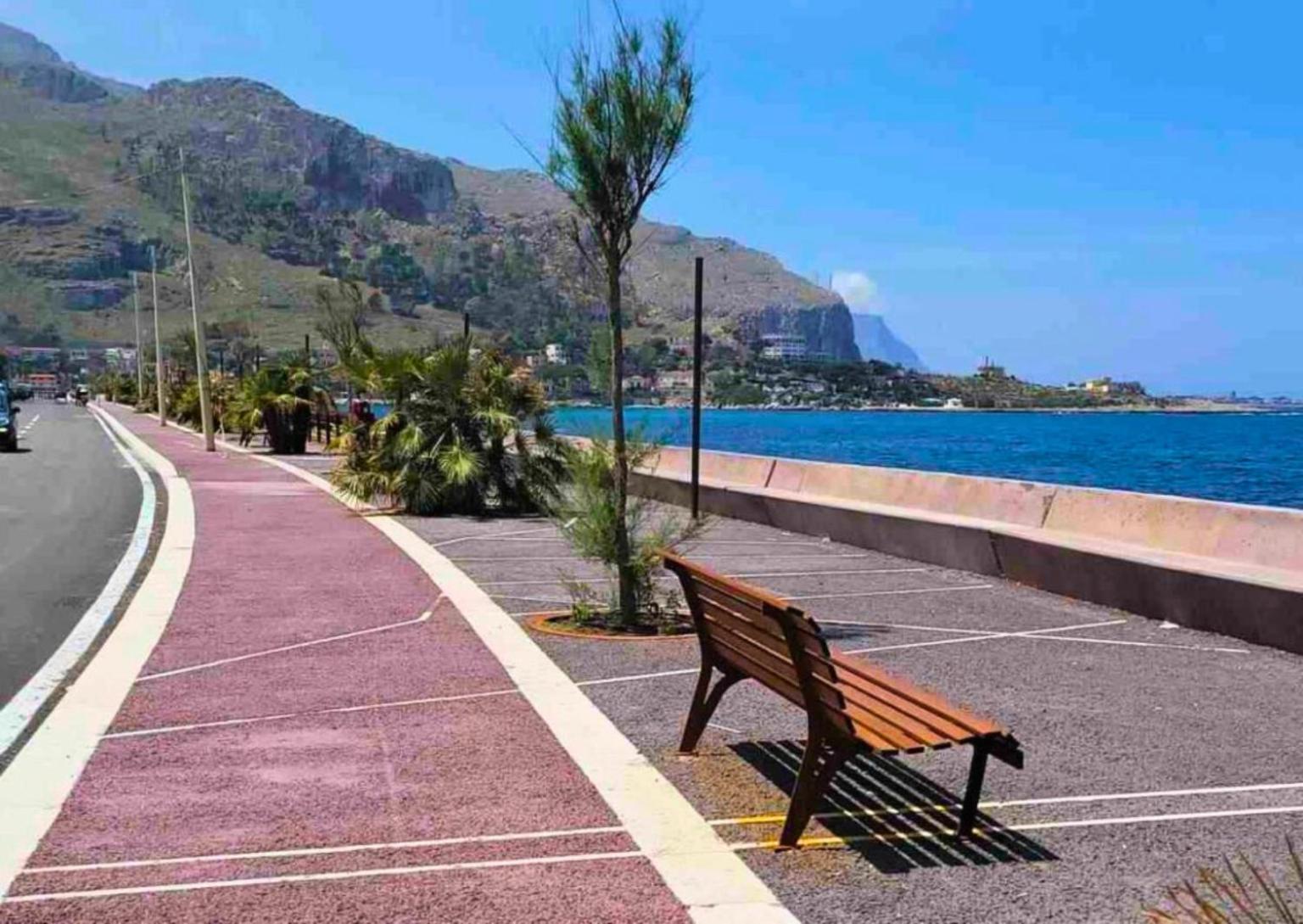- Palermo - Sferracavallo Sul Mare Apartment Luaran gambar