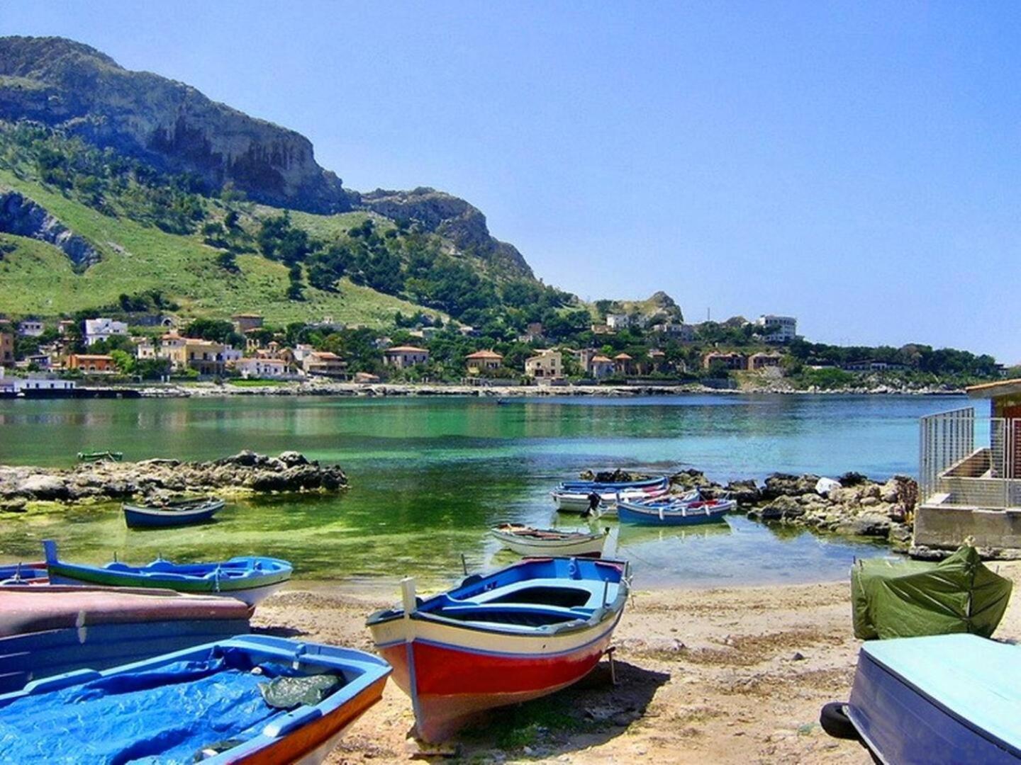 - Palermo - Sferracavallo Sul Mare Apartment Luaran gambar